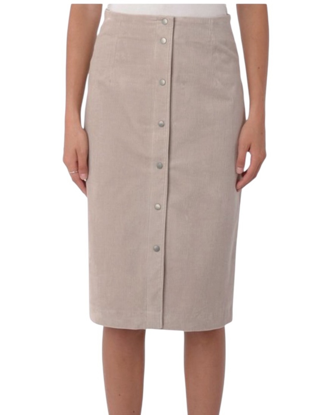 Filippa K Corduroy classic button down pencil skirt XXS excellent condition